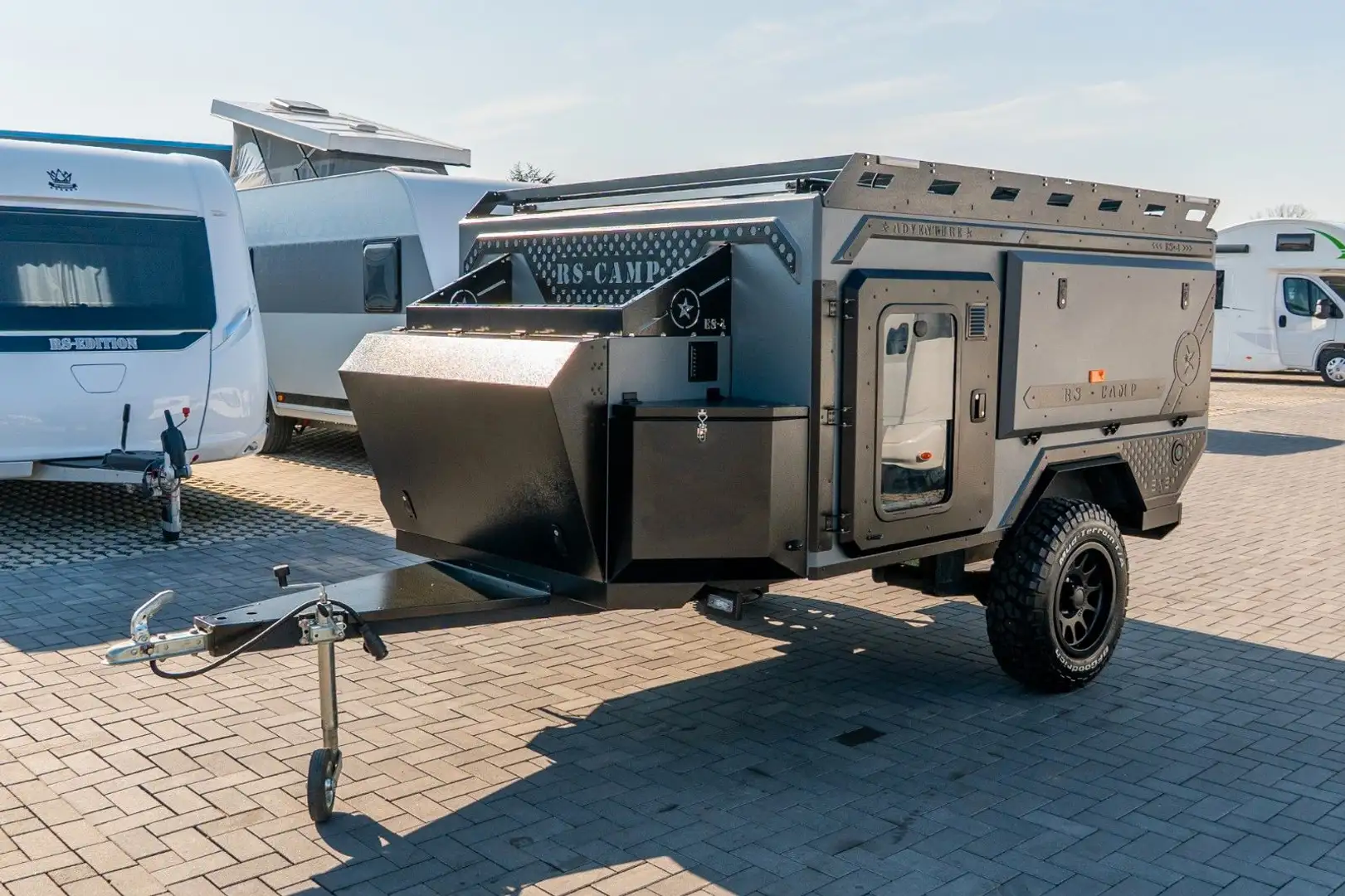 Sonstige Marken ES-4 OFFROAD+SCHLAFKABINE+GFK+RAPTOR+750 KG Beige - 2