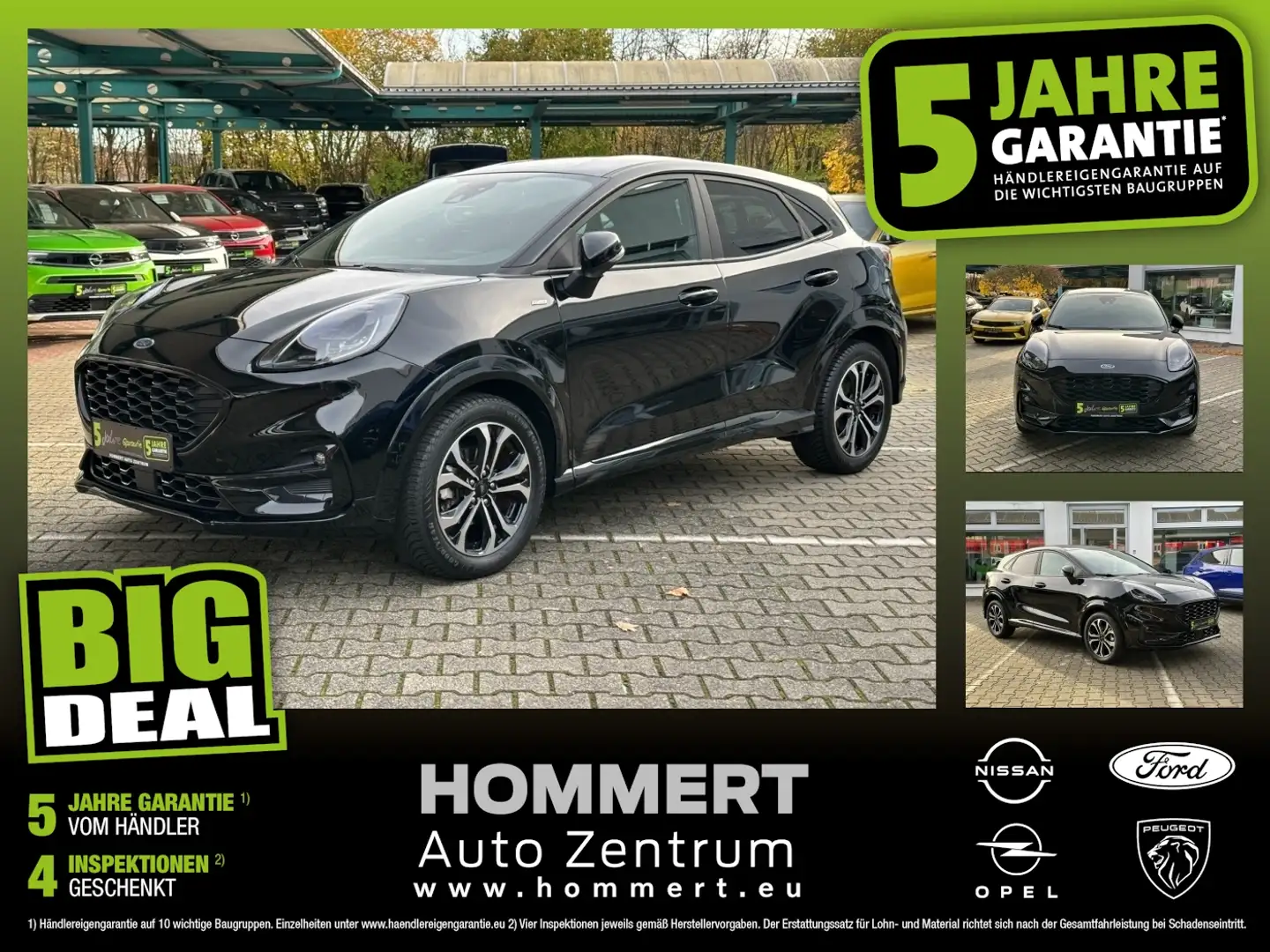 Ford Puma 1.0 EcoBoost ST-Line Design *AHK*beh.Lenk* Schwarz - 1