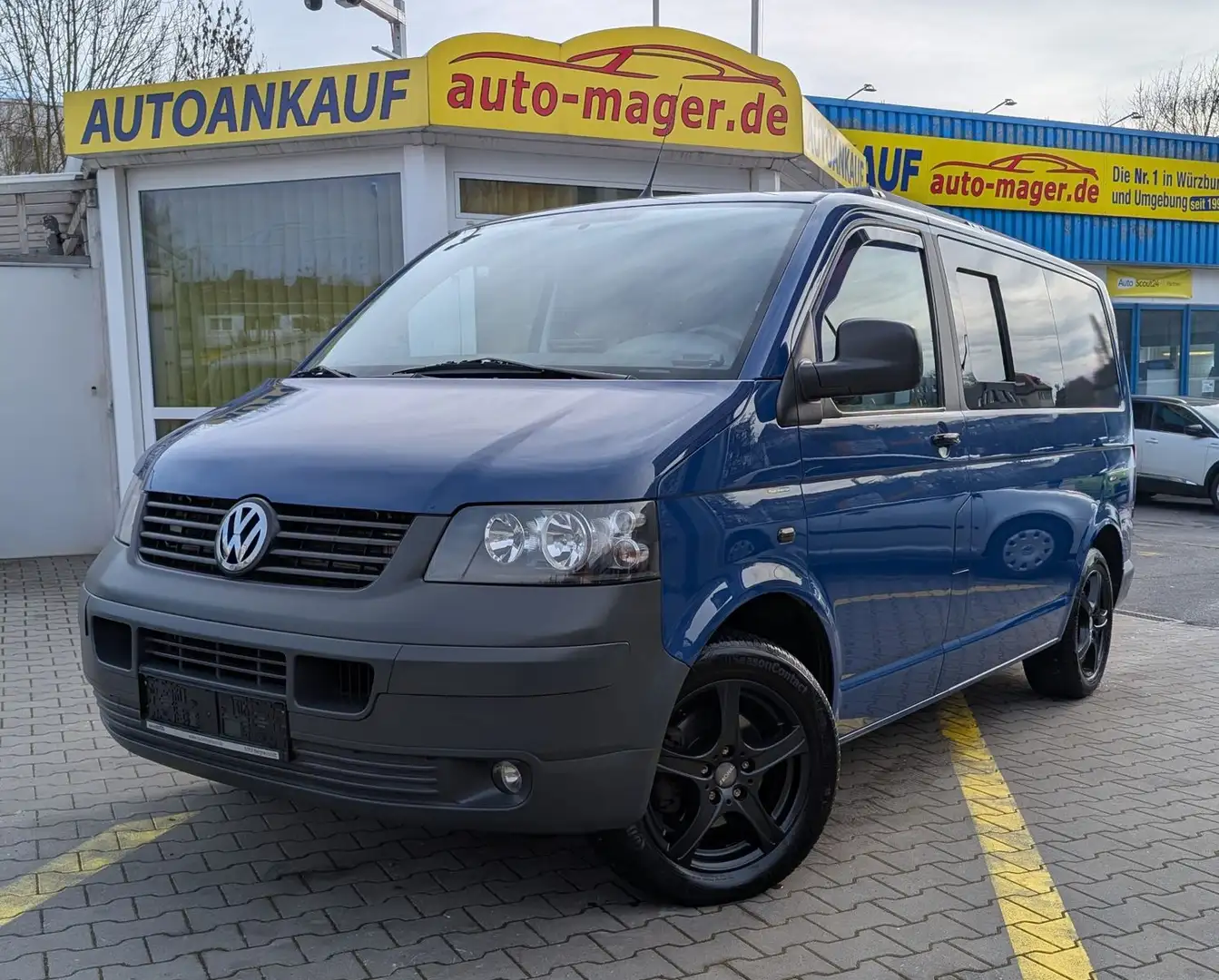 Volkswagen T5 California T5 2.5TDI*Wohnmobil*SH*AHK*Solar*VieleRechnungen Blau - 1