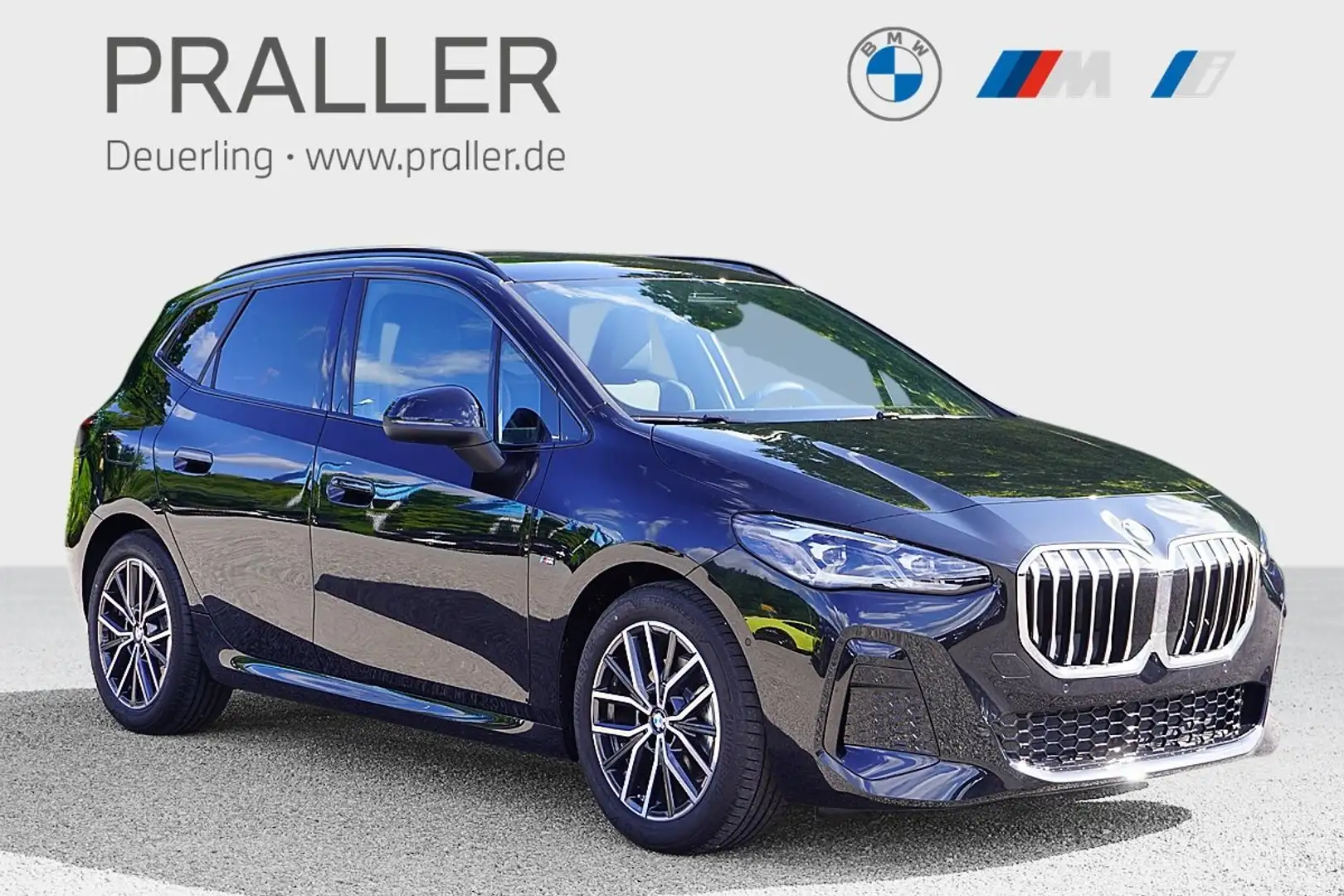 BMW 220 i Active Tourer M Sport AHK eSitze Navi Aktivsitz Schwarz - 1