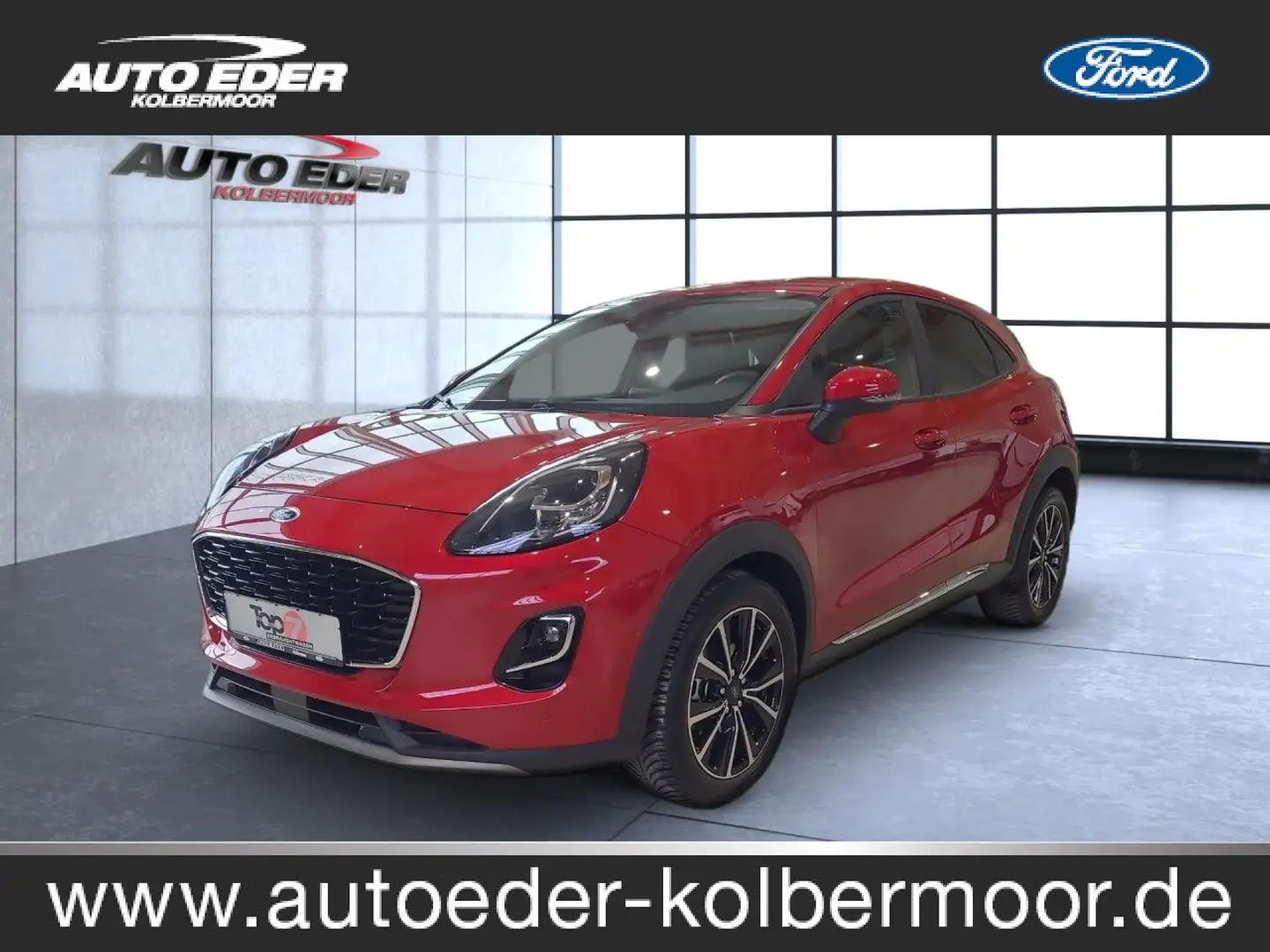 Ford Puma Titanium X Bluetooth Navi LED Klima Rot - 1