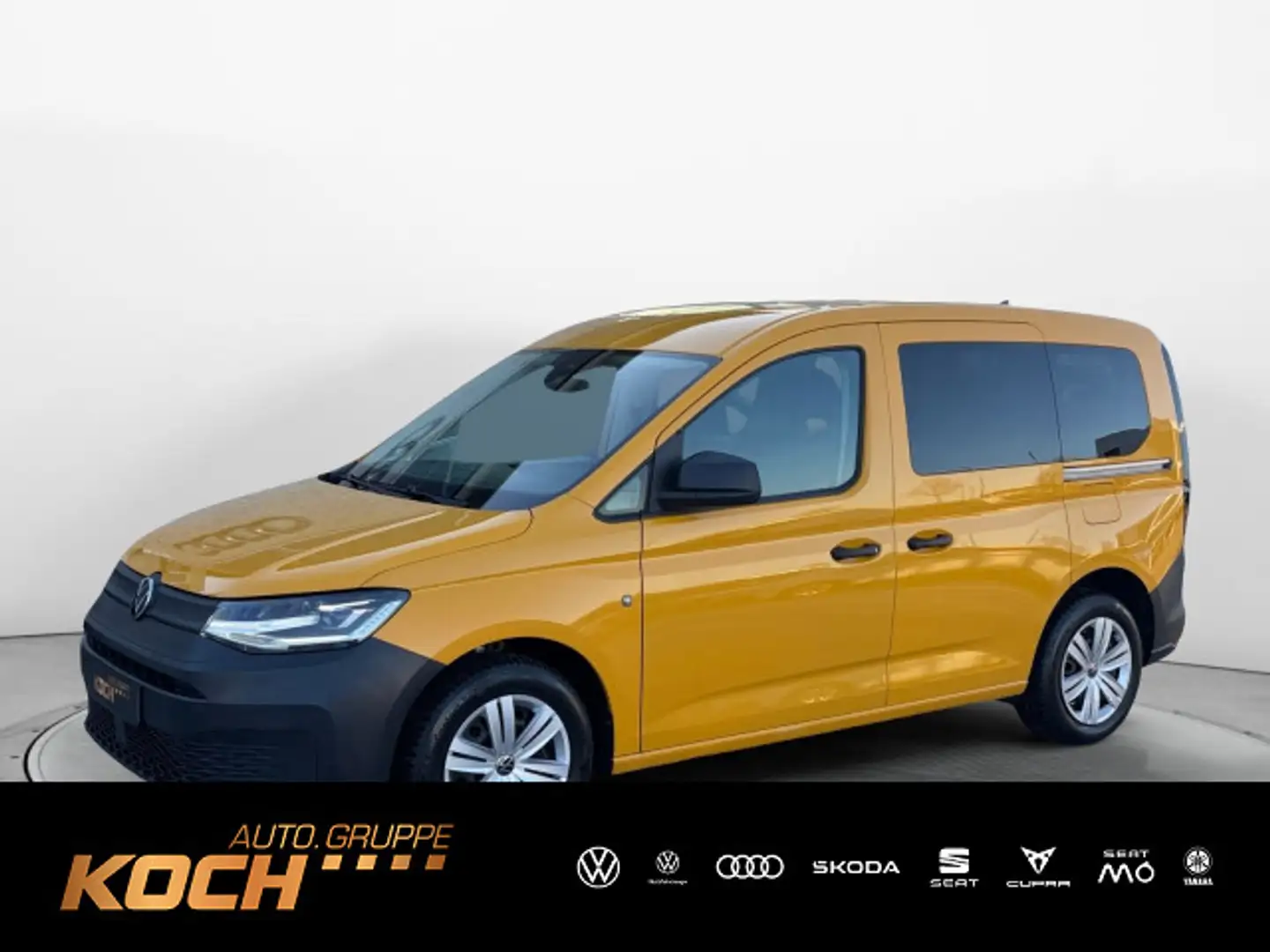 Volkswagen Caddy 2.0 TDI LED Navi AHK Sitzheiz Gelb - 1