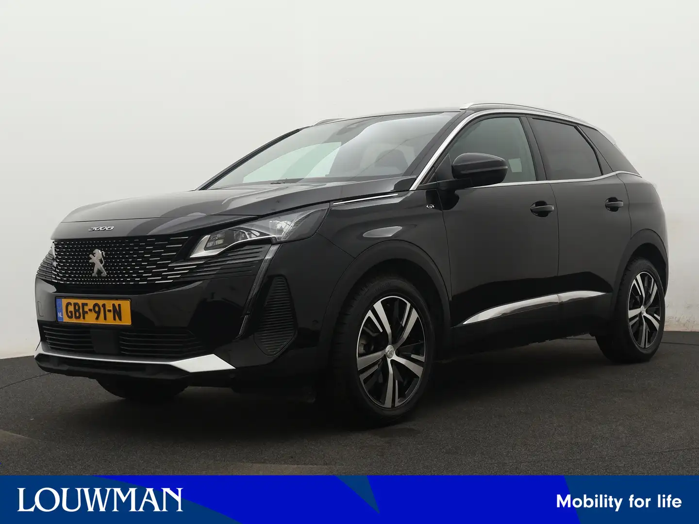 Peugeot 3008 1.2 PureTech GT | Keyless |  | Achterklep elektris Zwart - 1
