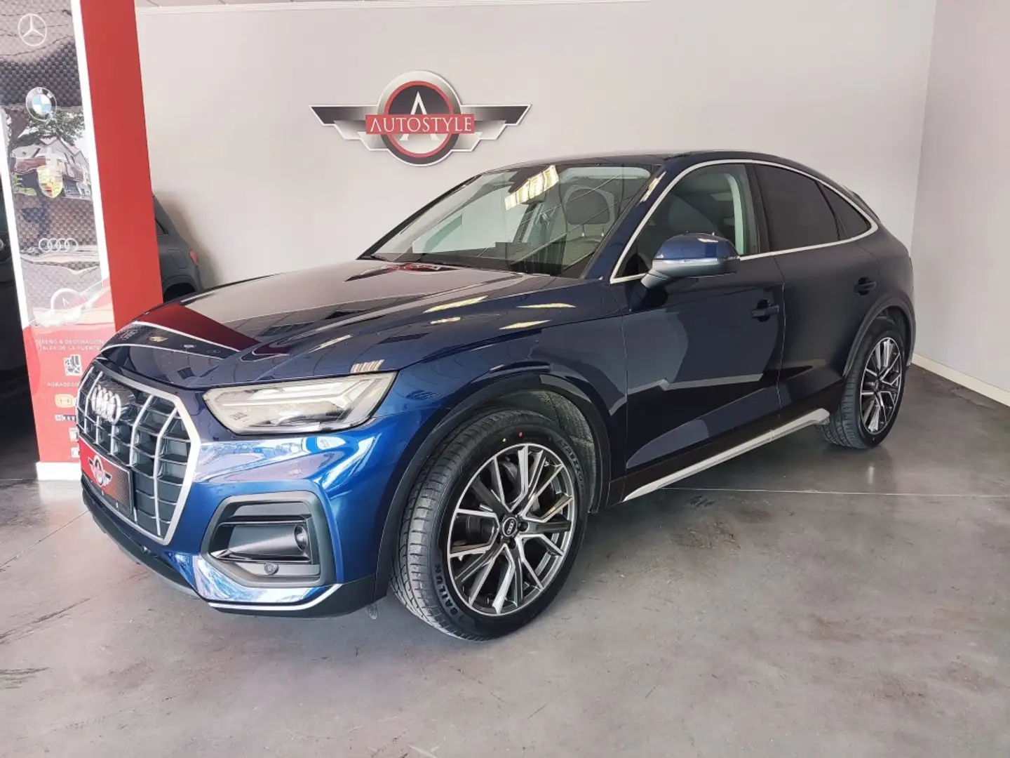 Audi Q5 Sportback 40 TDI quattro-ultra Advanced S tronic 1 Bleu - 1