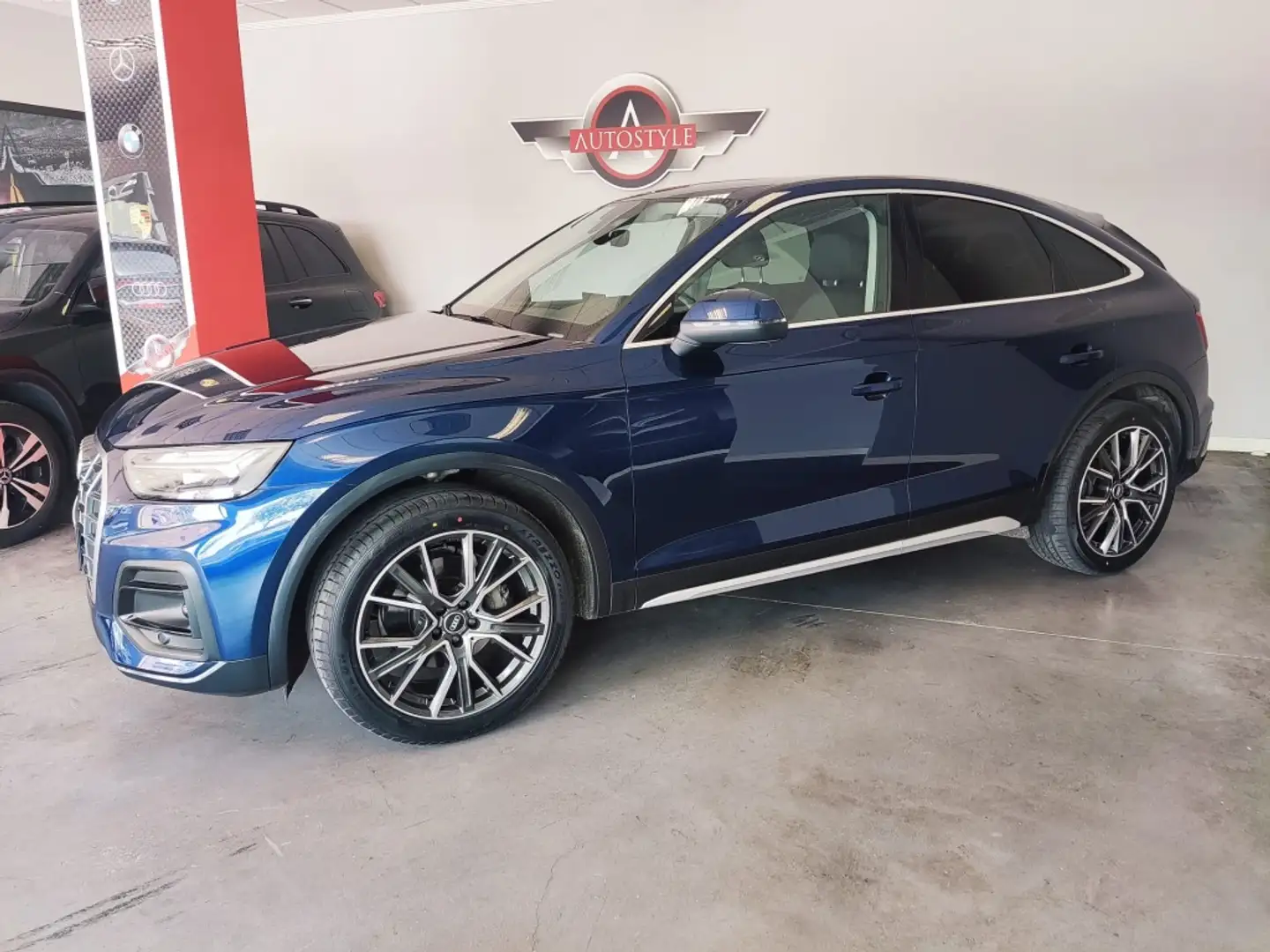Audi Q5 Sportback 40 TDI quattro-ultra Advanced S tronic 1 Bleu - 2