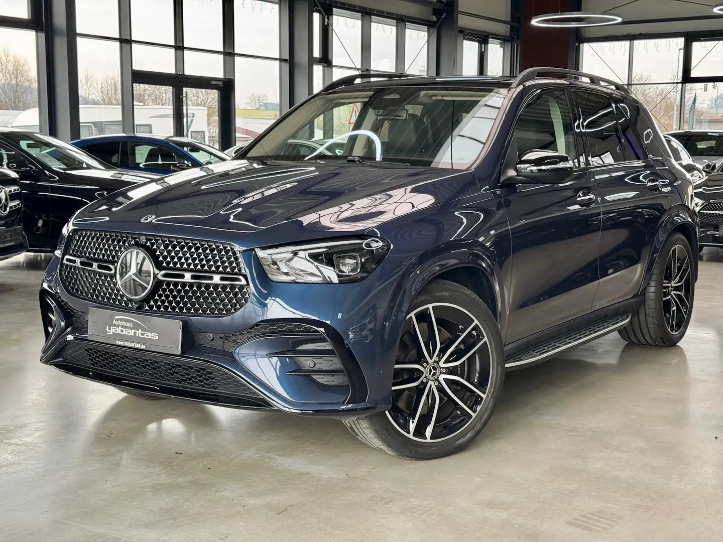 Mercedes-Benz GLE 450 d 4M AMG Night DISTRONIC-Pro Memory AIRMATIC 360°- Bleu - 1