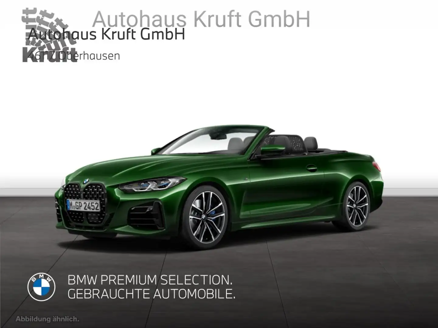 BMW 440 M440i xDrive Cabrio LC PROF+HUD+STANDHZ+LASER+KAME Grün - 2