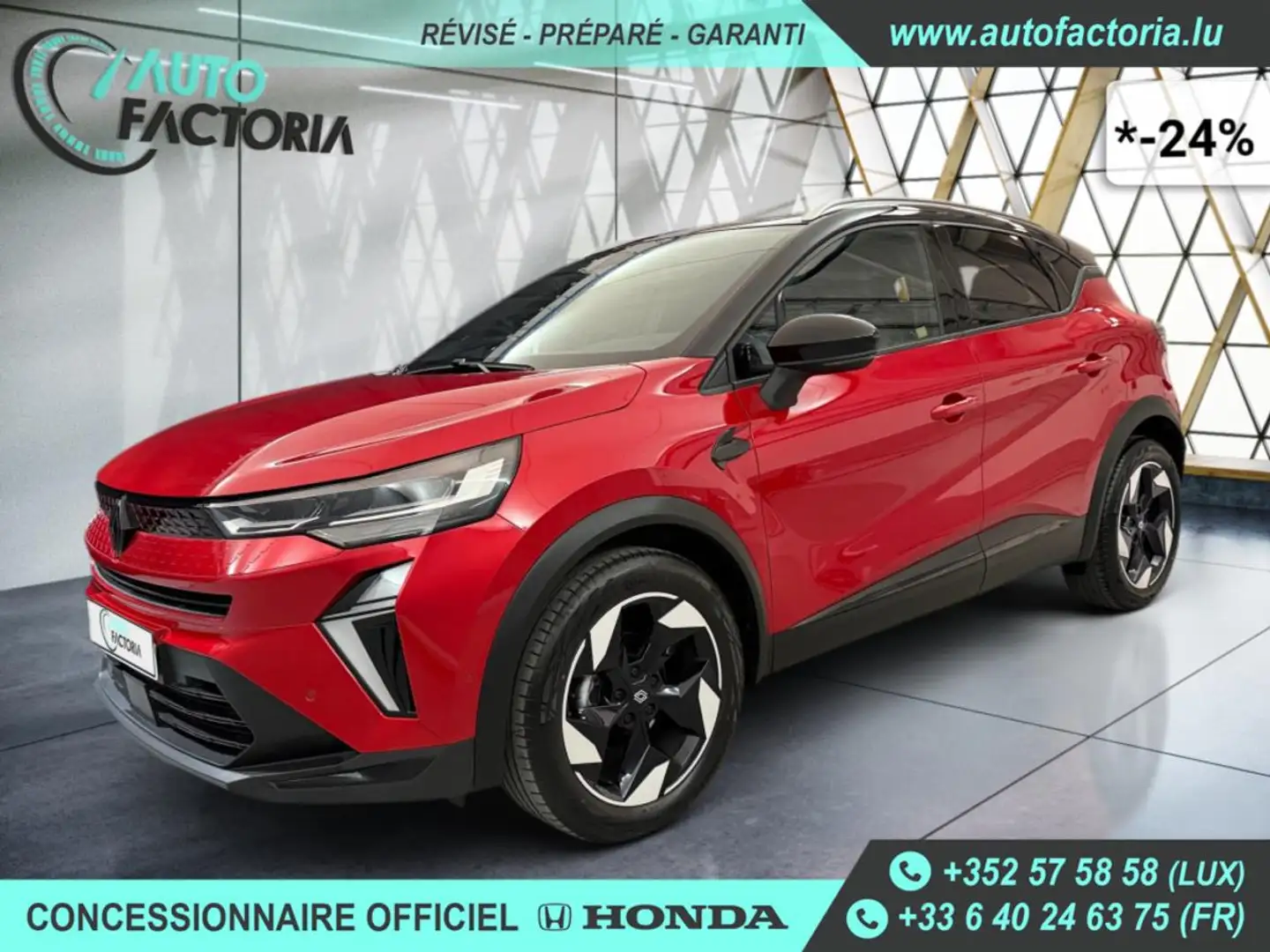 Renault Captur -24% 1.0 ECO-G 100cv +GPS+CAM+HIFI+Options Noir - 1
