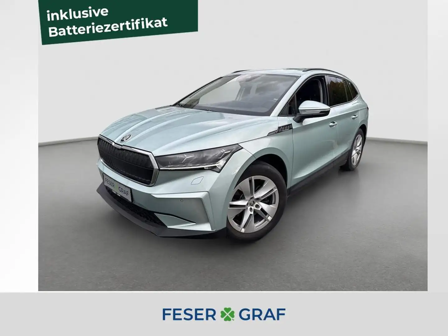 Skoda Enyaq 60 GRA Navi. Kamera MatrixLED Wärmepumpe Silber - 1