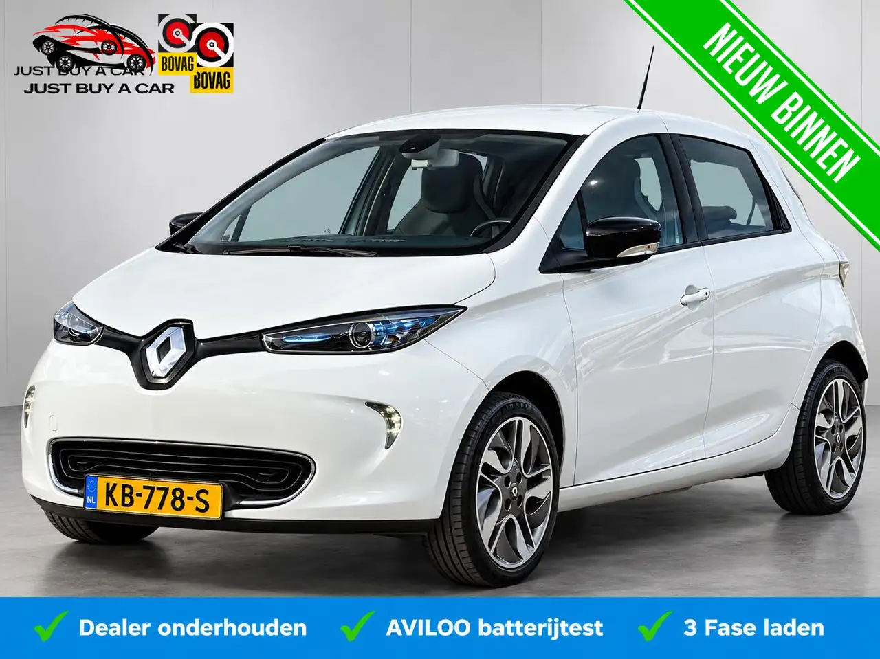 Renault ZOE Q210 Zen Quickcharge 22 kWh (ex Accu) 3 fase / Cam — photo 1 of 23