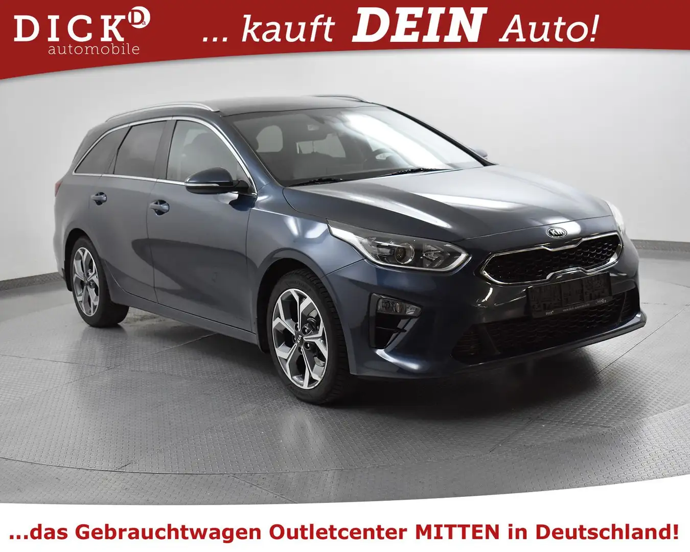 Kia Ceed SW / cee'd SW Ceed Sportswagon 1.6d Aut NAVI+KAM+LEDER+SHZ+TEM Albastru - 1