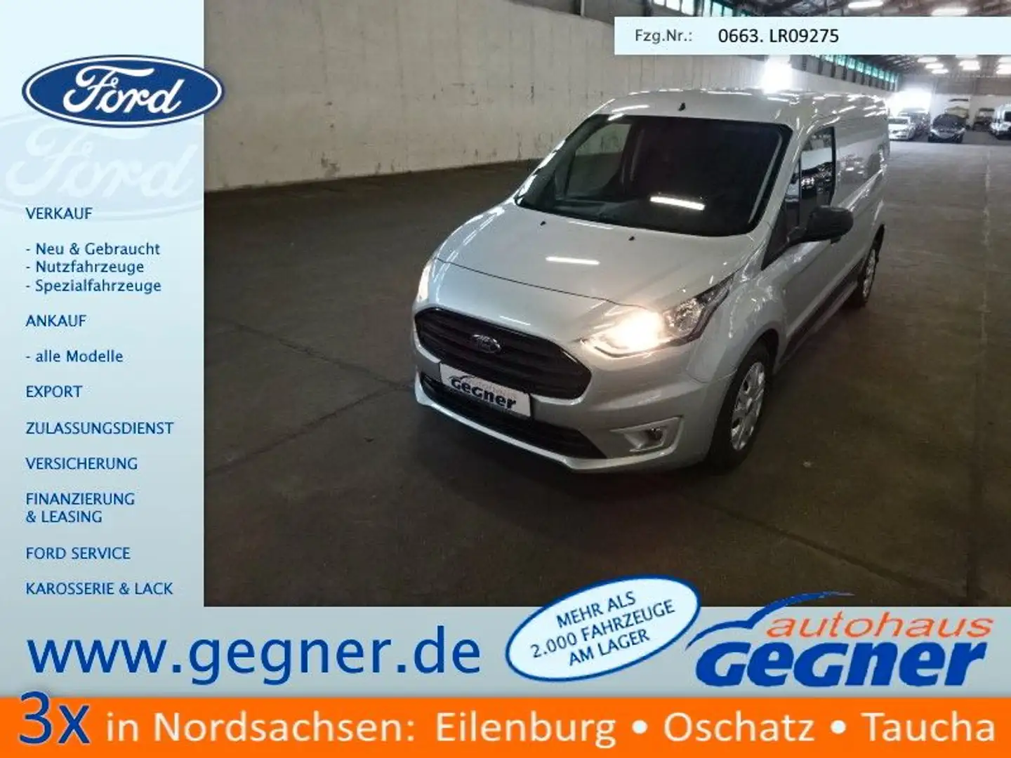 Ford Transit Connect 240 L2 S&S Trend Klima PPS Silber - 1