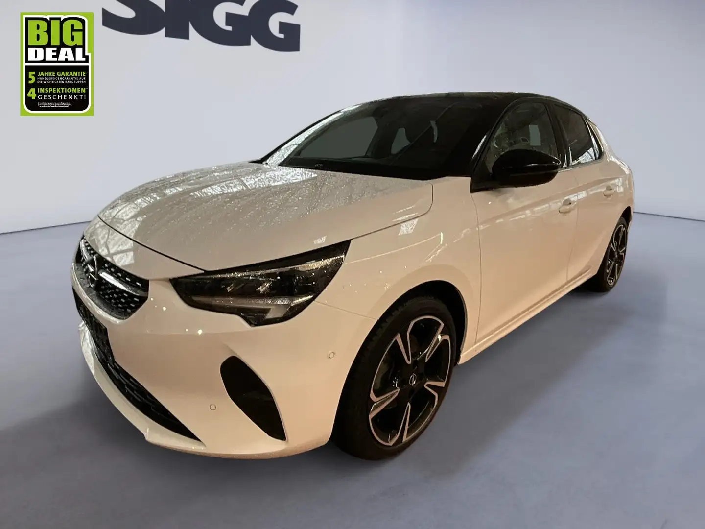 Opel Corsa F 1.2 Turbo Elegance AUT Kam. KlimaA LED Blanc - 2