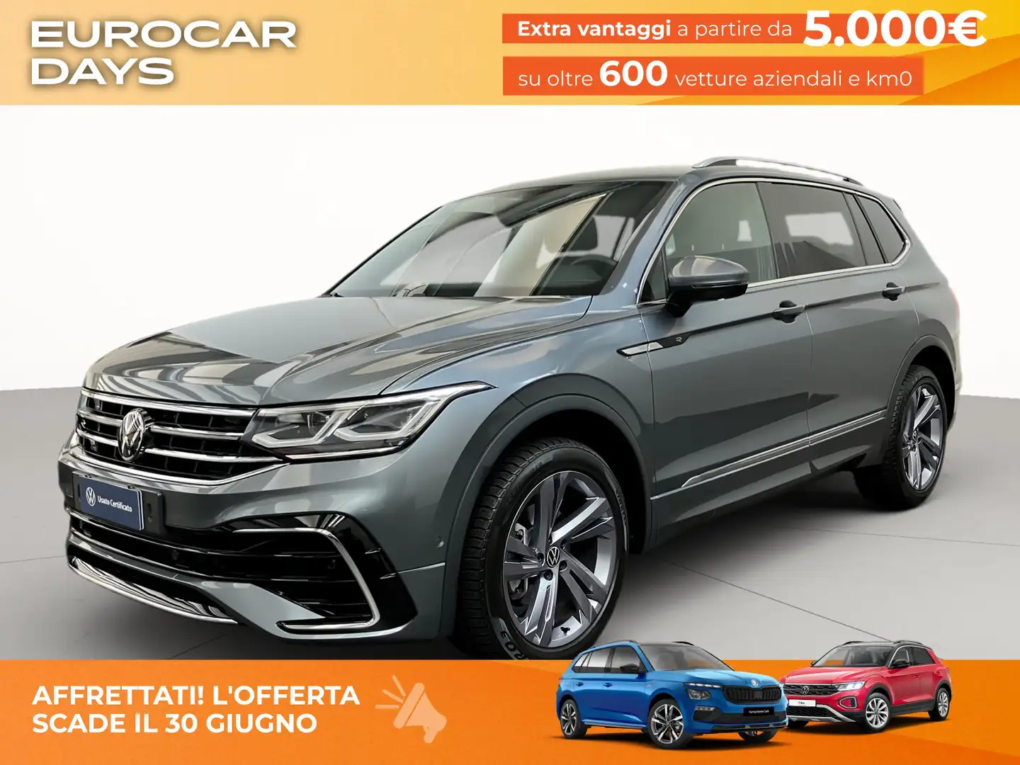 Volkswagen Tiguan Allspace allspace 2.0 tdi r-line 150cv 7p.ti dsg Grigio - 1