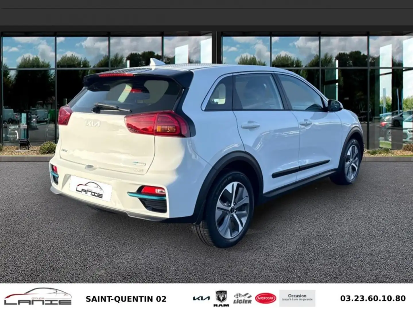 Kia e-Niro Electrique 204 ch Motion Blanc - 2