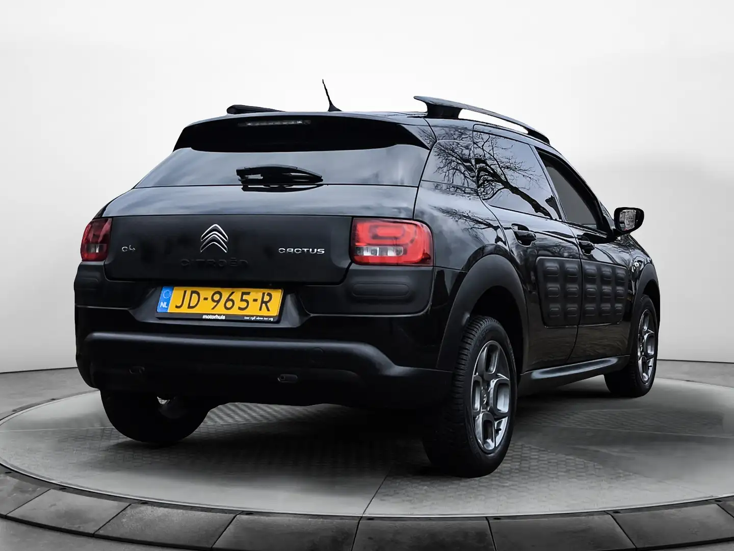 Citroen C4 Cactus 1.2 PureTech Shine 2e-Eig. Keurig-Onderh. BOVAG-Ga Zwart - 2