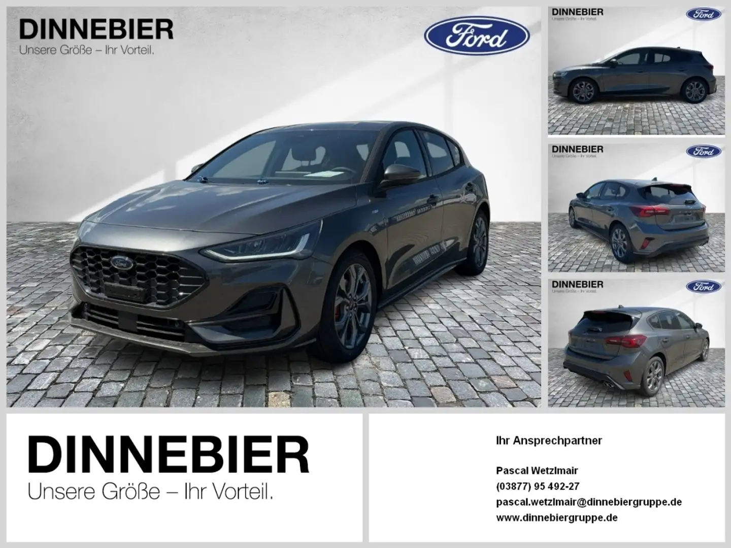 Ford Focus ST-Line LED+Navi+Kamera+Winterpaket Grau - 1