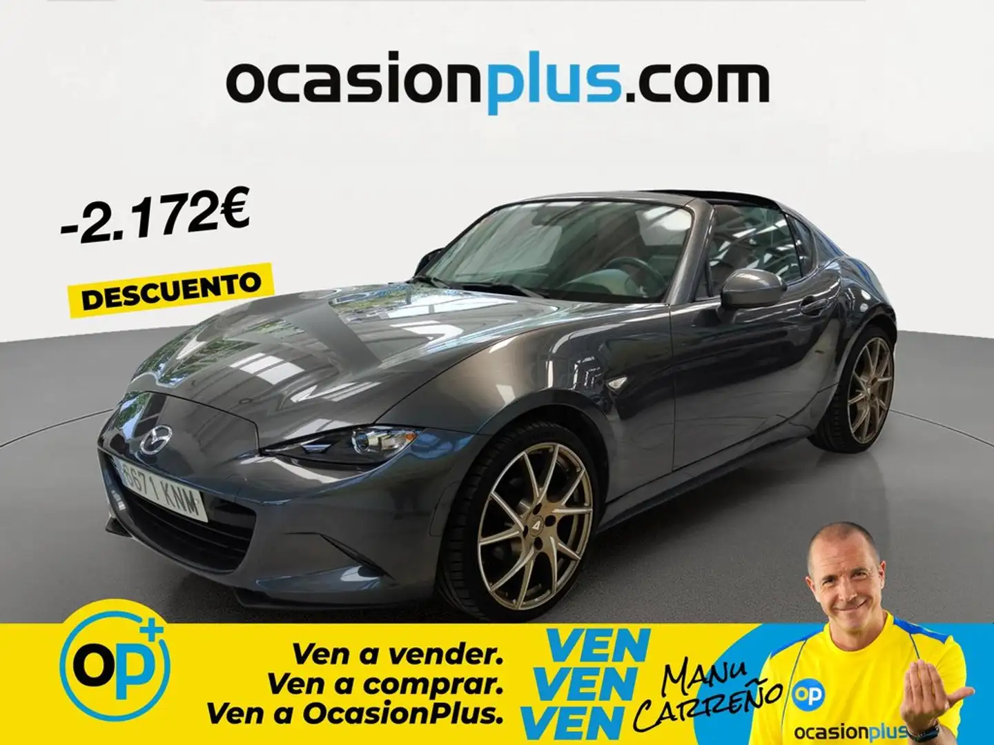 Mazda MX-5 RF 1.5 Skyactiv-G Zenith Nappa Safety Gris - 1