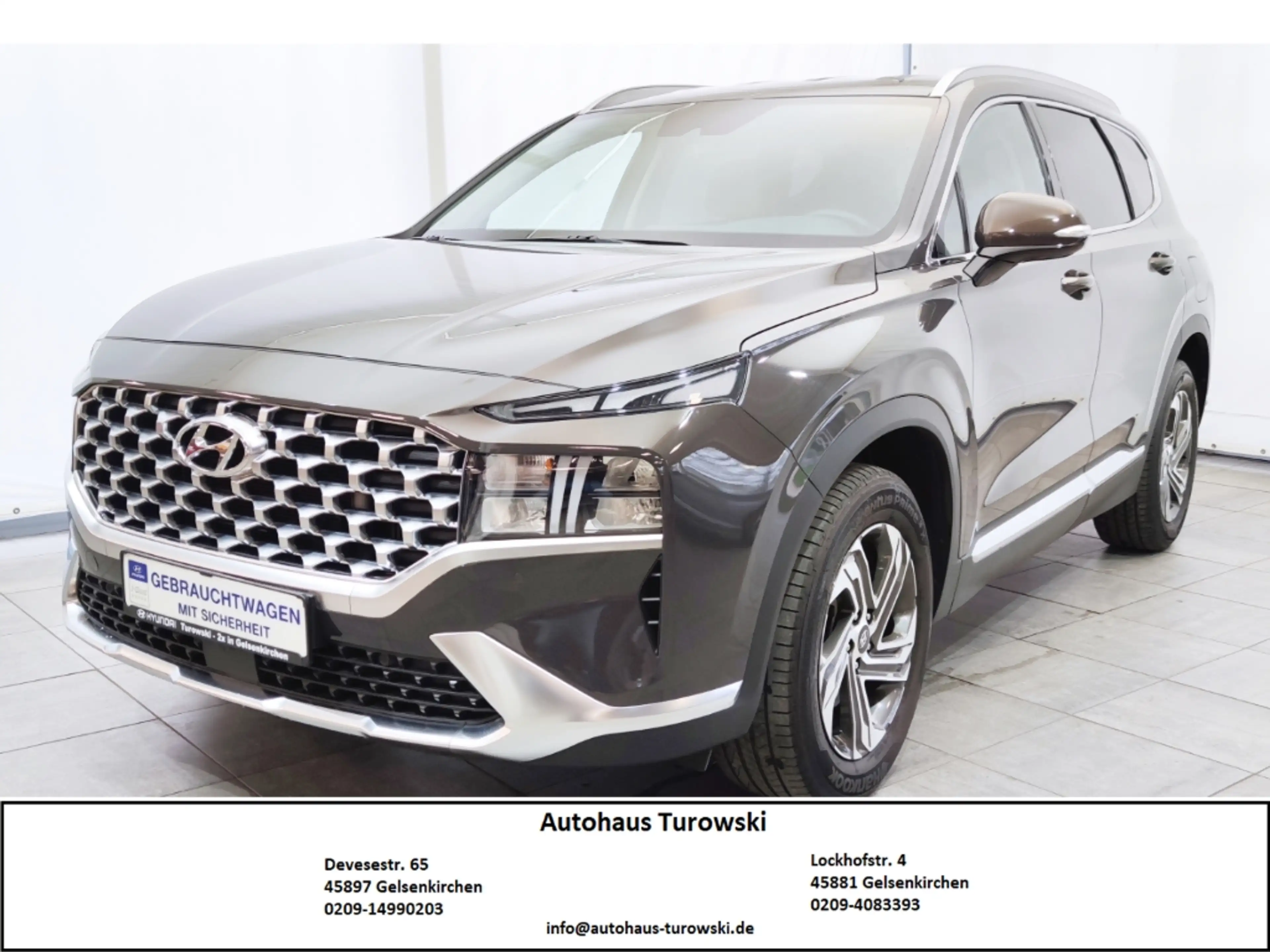 Hyundai SANTA FE Premium 2WD Leder Navi AHK e.Sitze Krell ab dem 23
