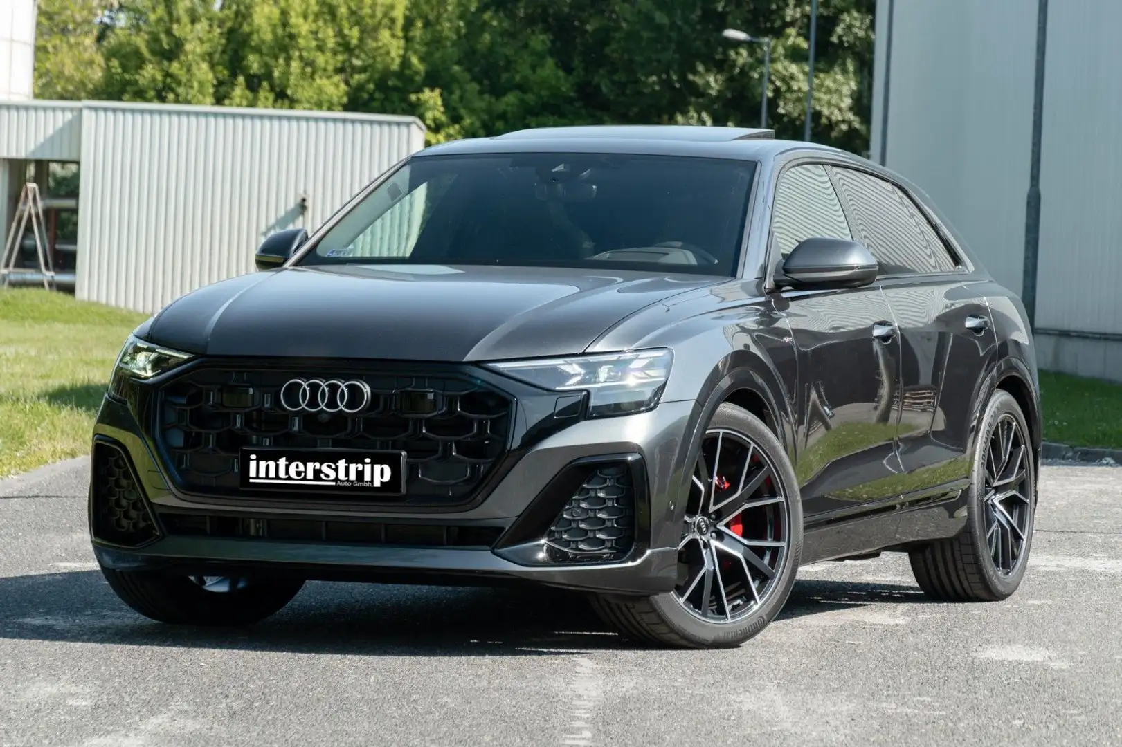 Audi Q8 50 TDI SLINE.PANO.LUFTF.SOFTCL.HUD.AHK.2STÜCK Grigio - 1