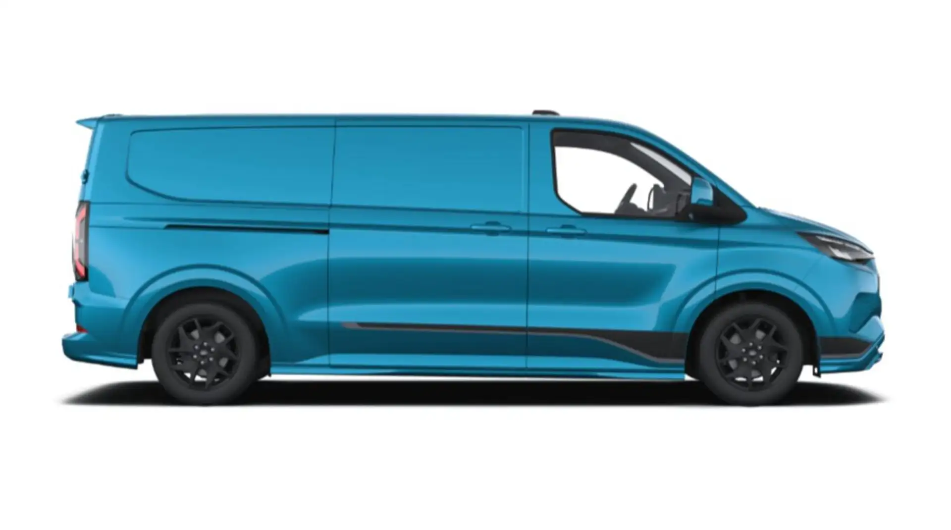 Ford E-Transit Custom Sport 64kWh 340L2 AHK Nav 19Z 160 kW (21... Blau - 2