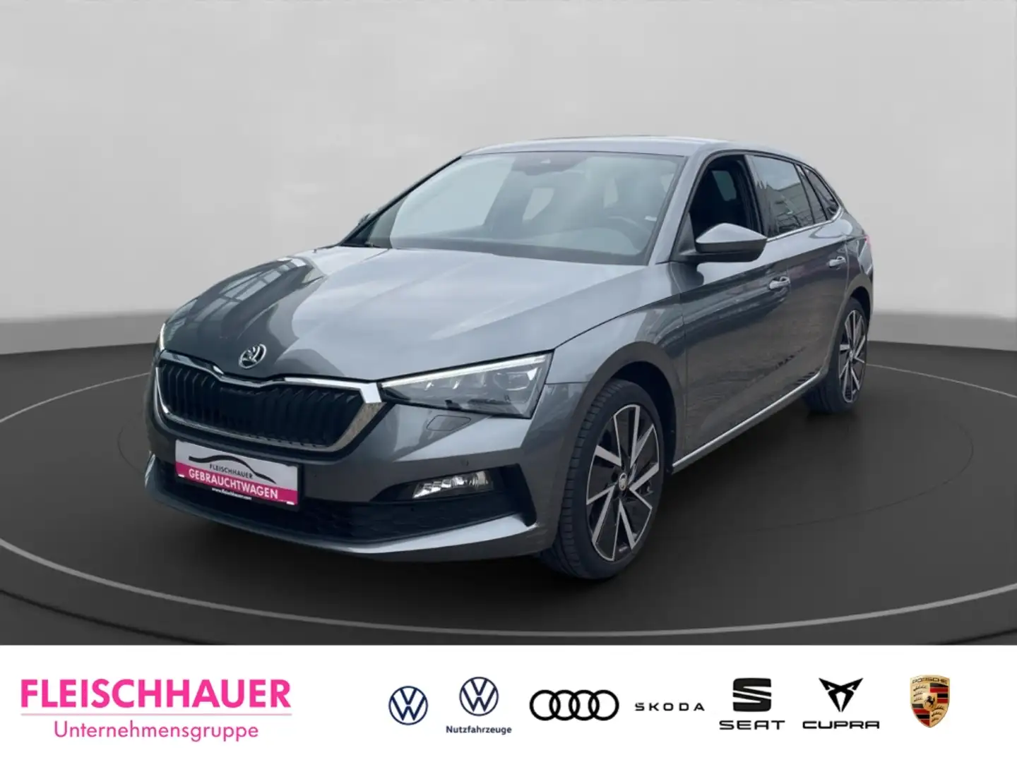 Skoda Scala Style TSI RFK Kessy ACC Smartlink PLA el.Heckklapp Grau - 1