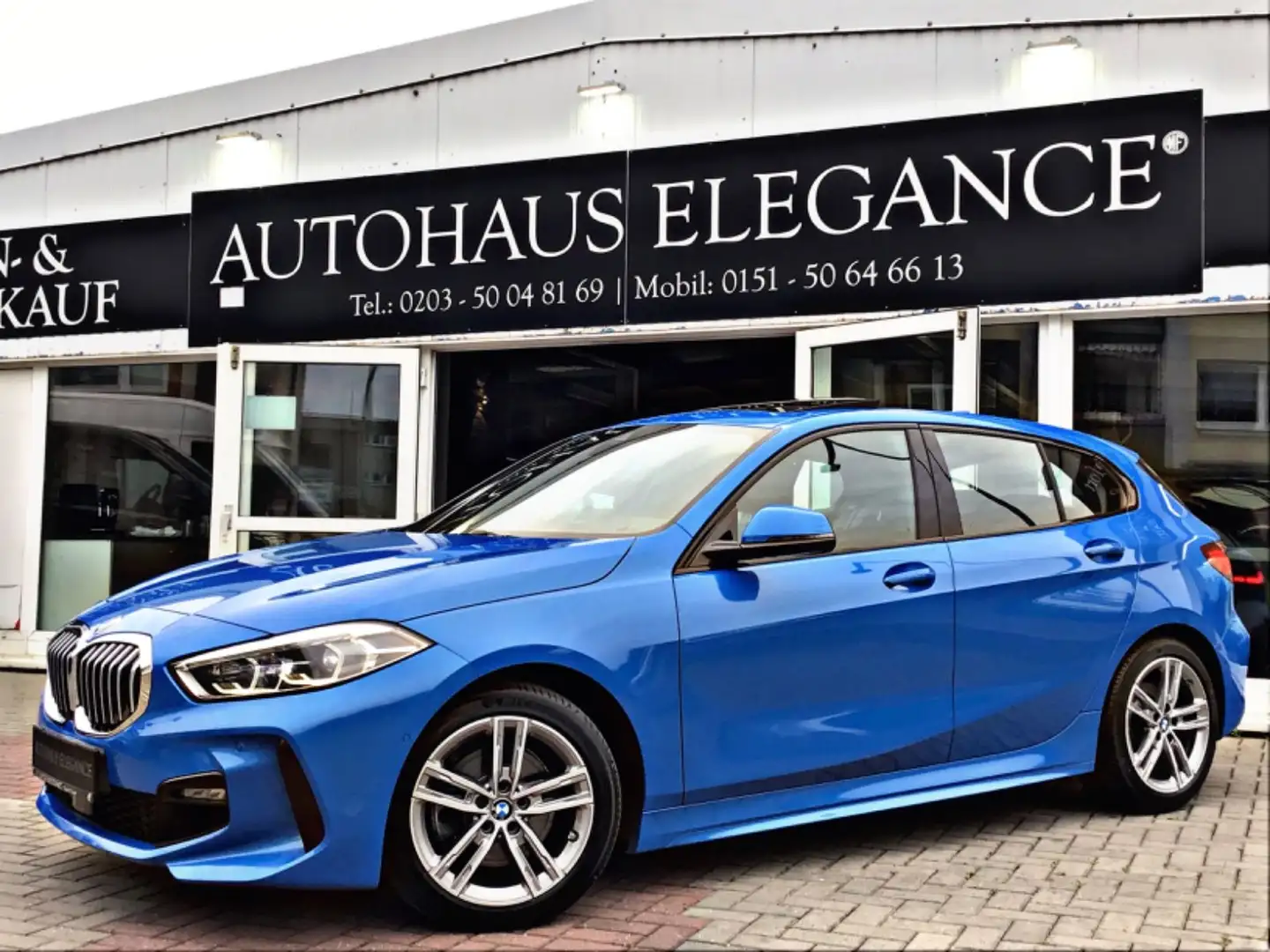 BMW 118 i Aut.~M Paket~Shadow Line~Navi~Pano~Head Up Blue - 2