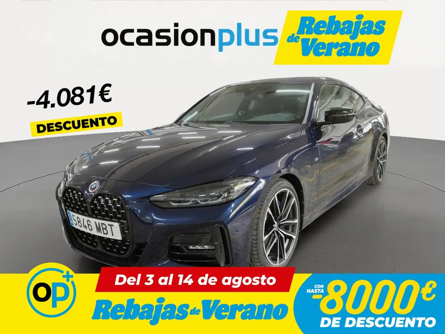 BMW 420 420dA Coupé Azul - 1
