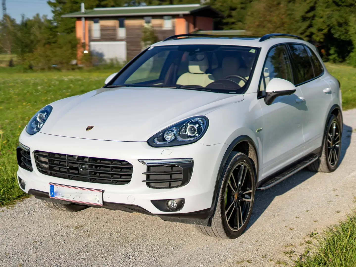 Porsche Cayenne Cayenne II S PHEV Hybrid Aut. S Weiß - 1