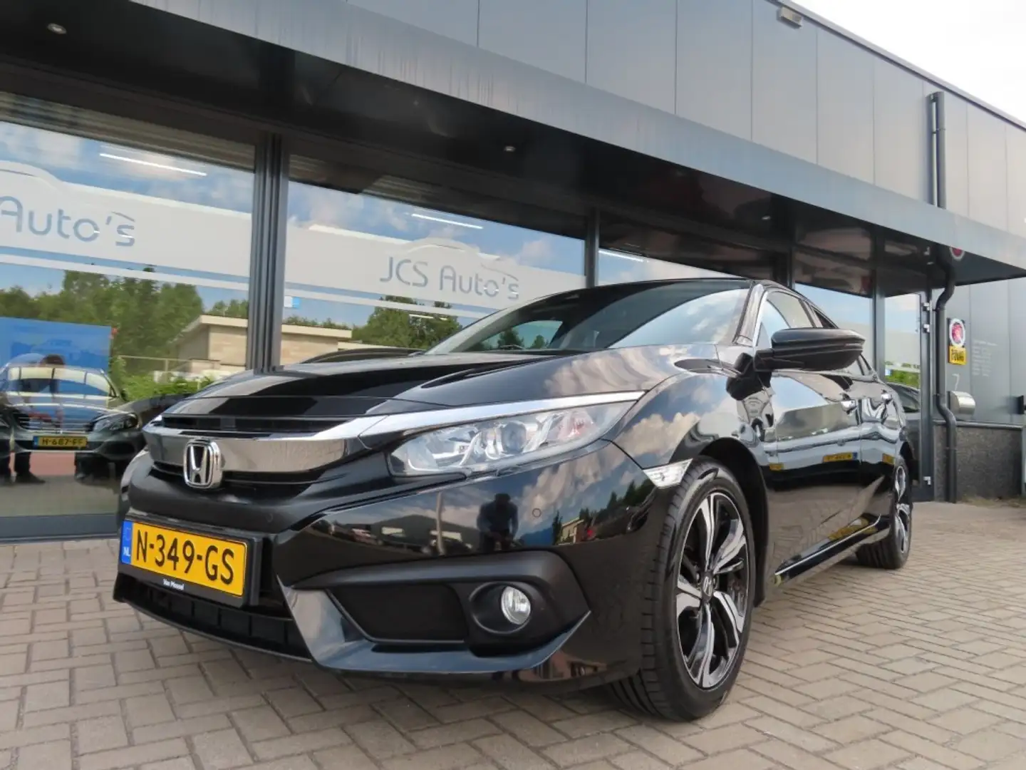 Honda Civic 1.5 I-VTEC Elegance 182 Pk Ecc Acc Navi 2x Pdc 201 Negro - 1