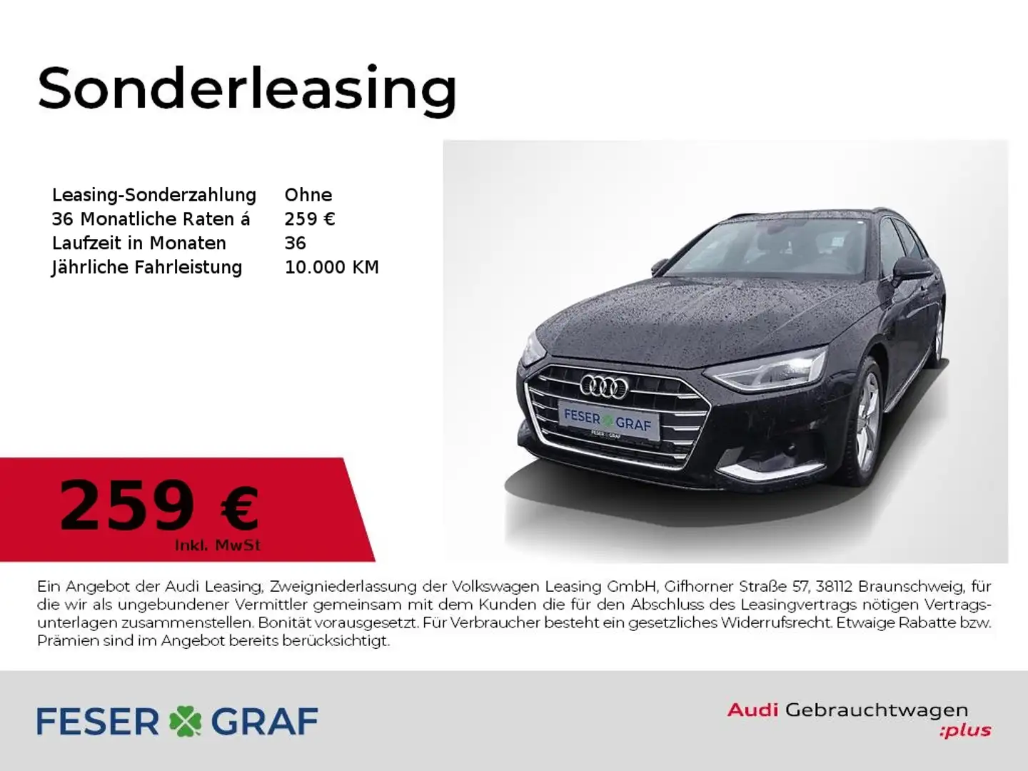 Audi A4 Avant 35 TFSI Advanced ACC LED Navi Rüka Noir - 1