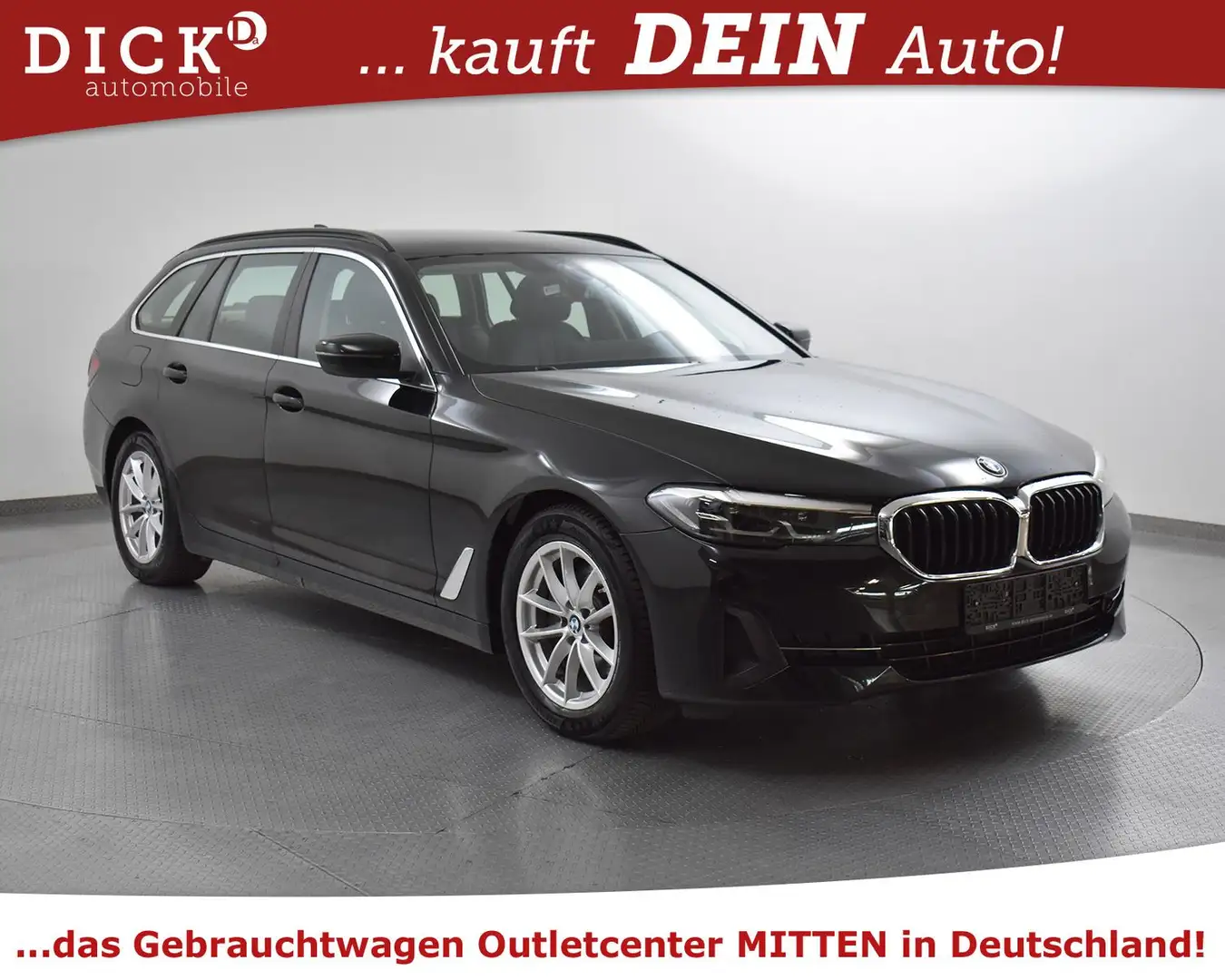 BMW 520 d To Aut. VIRTU+PROF+LED+SHZ+KAMER+TEMP+AHK+M Černá - 1