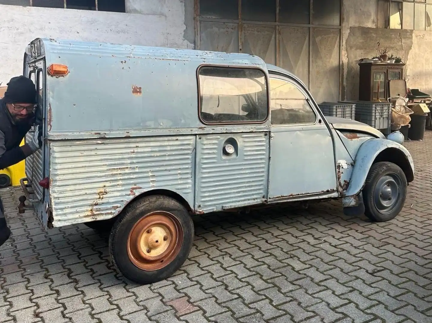 Citroen 2CV Furgonette Grigio - 2