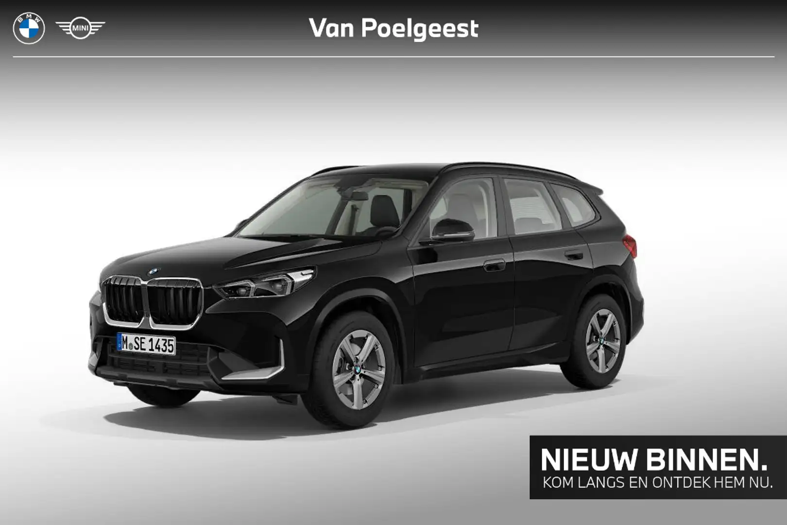BMW X1 sDrive18i Noir - 1