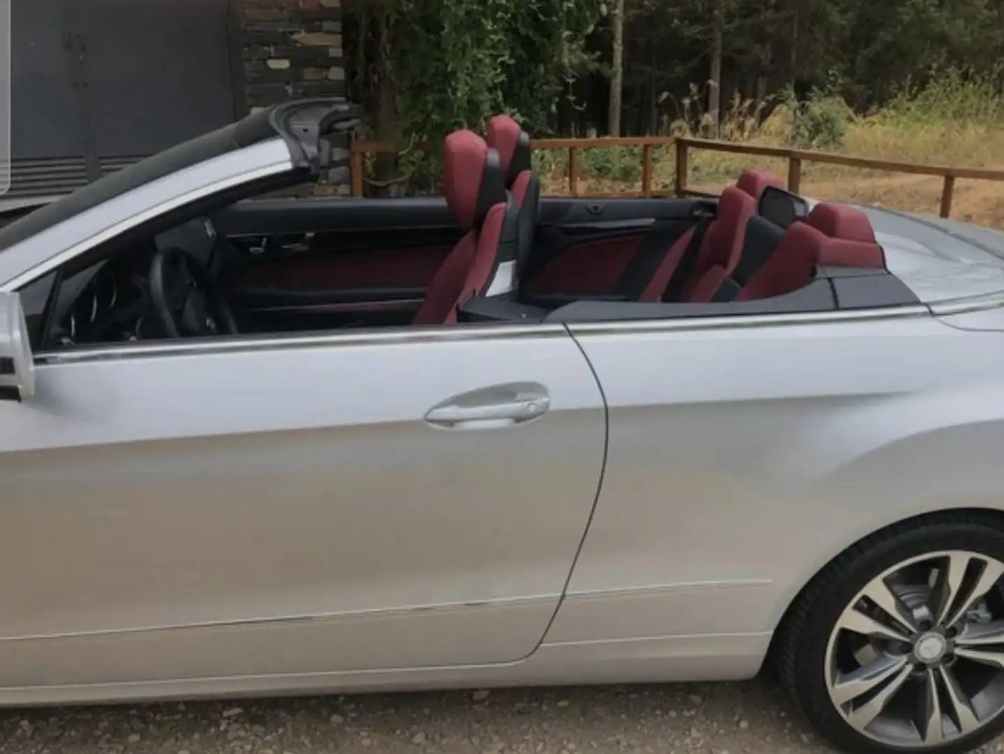 Mercedes-Benz E 400 E Cabrio 400 Aut. Plateado - 2