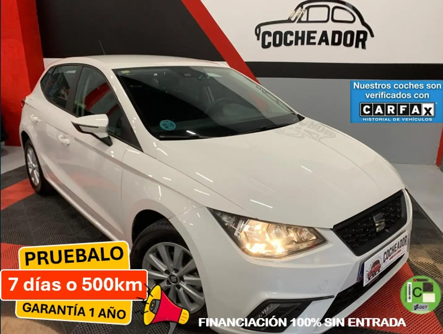 SEAT Ibiza 1.0 TSI S&S Reference Plus 95 Blanc - 1