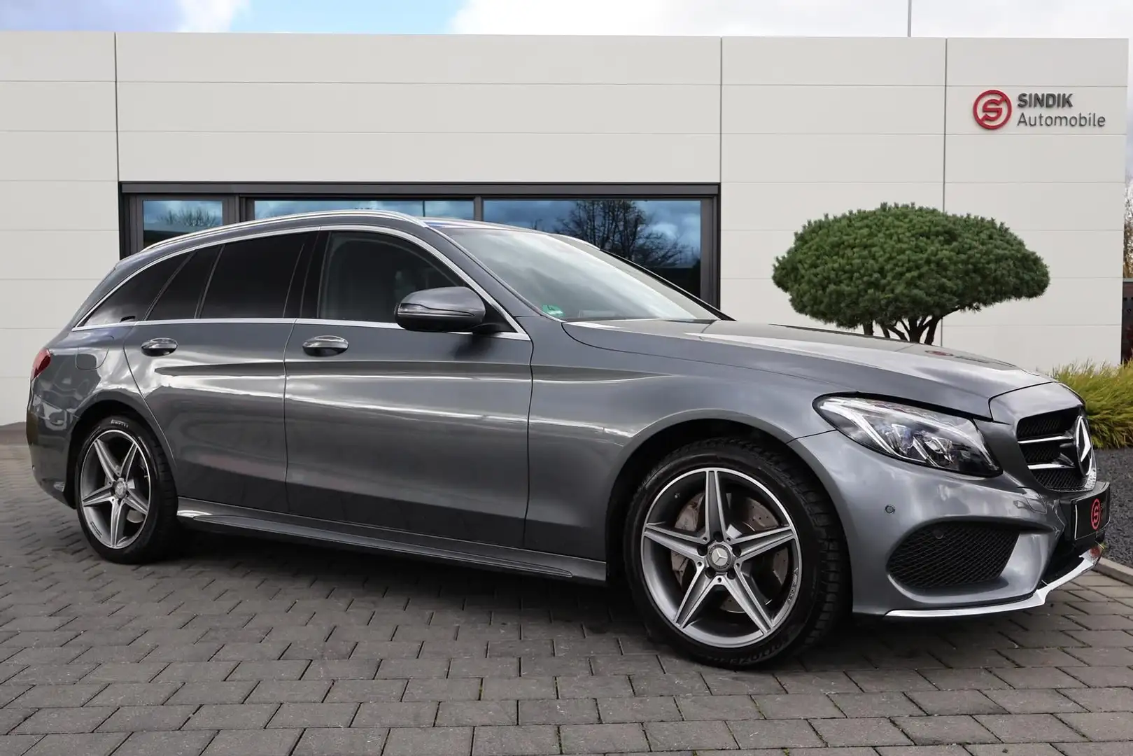 Mercedes-Benz C 250 T AMG Airmatic-Standhzg-360°Kamera-COMAND Gris - 2