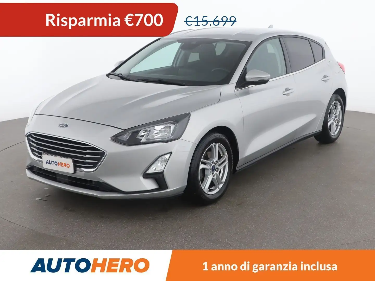 Ford Focus 1.5 EcoBlue TDCi Business 120 CV Argento - 1