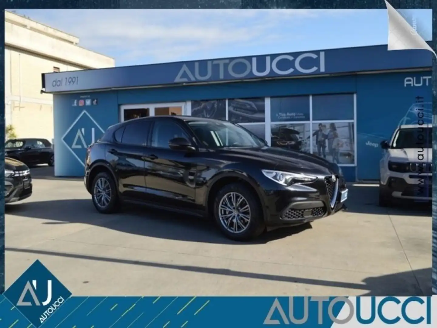 Alfa Romeo Stelvio 2.2 Turbodiesel 190 CV Q4 Business AT8 Carplay Schwarz - 1