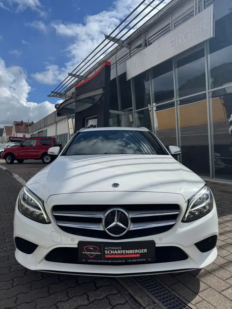 Mercedes-Benz C 300 T +8fach+V.Historie+TOP Blanc - 2