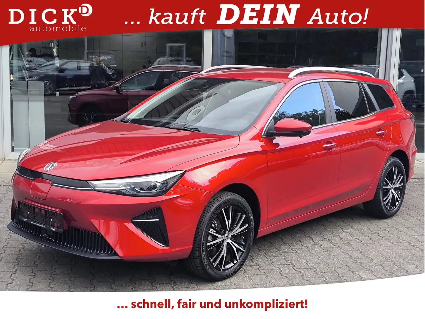 MG 61 KWH Luxury NAVI+LEDER+SHZ+LED+DAB+ACC+360° Rouge - 1