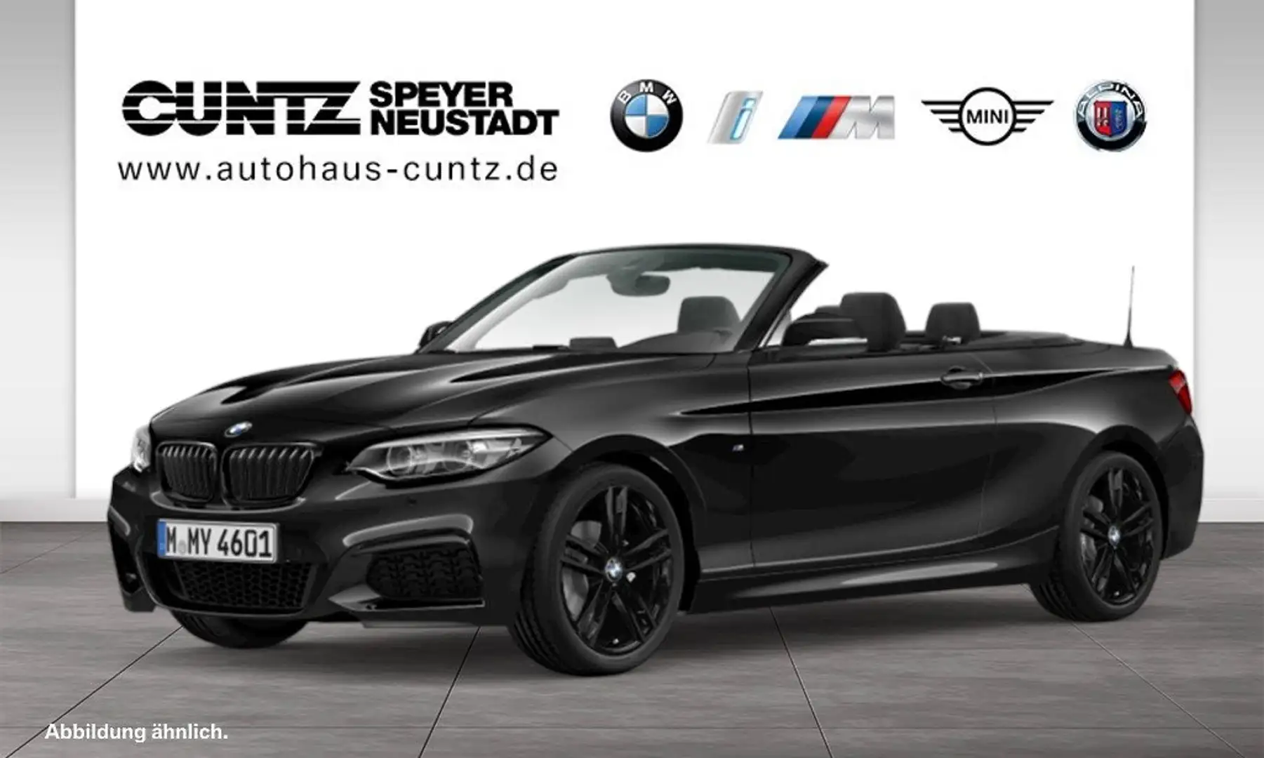 BMW 218 i Cabrio M-PAKET KOMF.ZUG NAVI PDC KAMERA Nero - 2