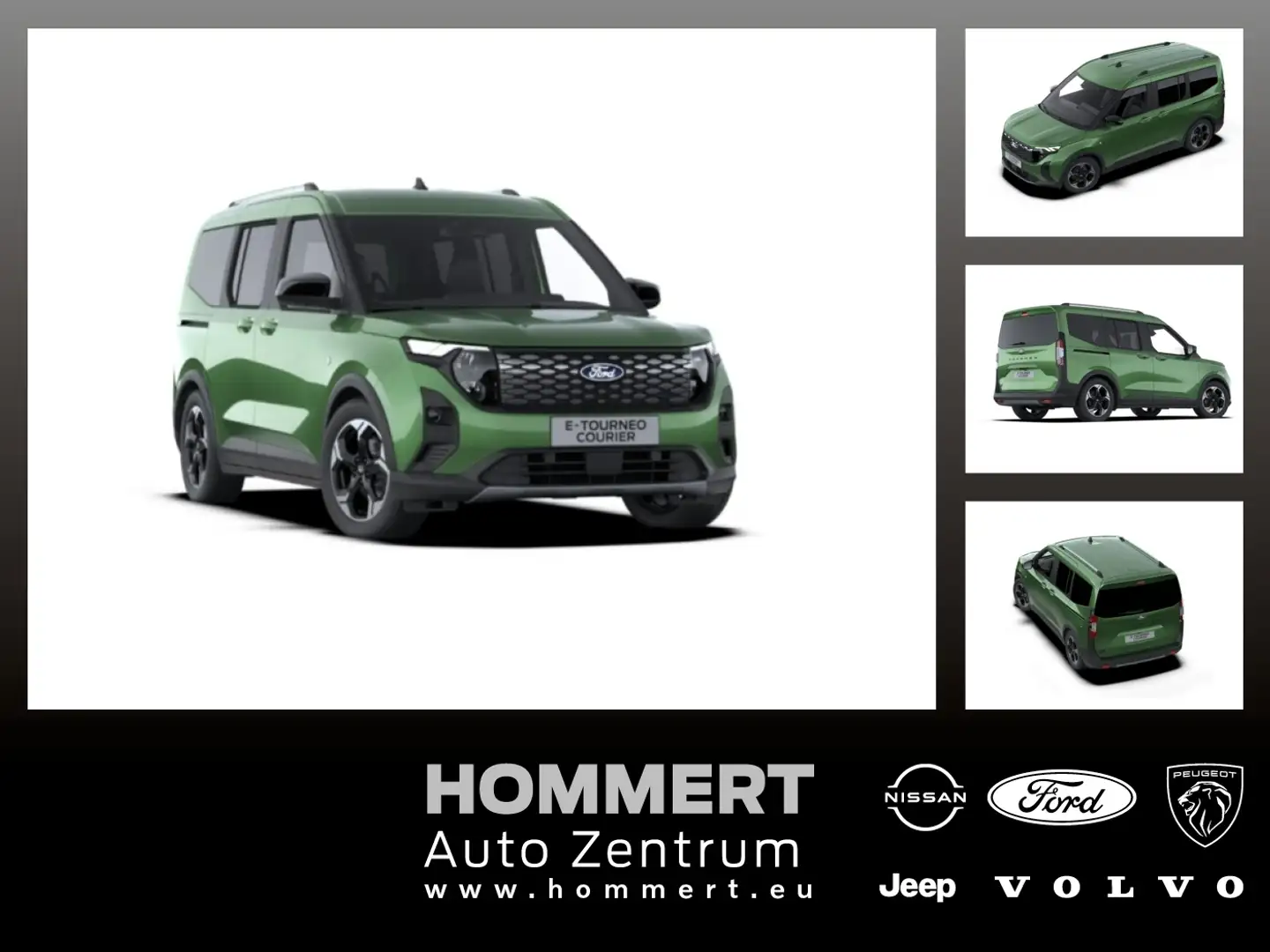 Ford Tourneo Courier E- Active **NEUES MODELL** NAV*ACC Grün - 1