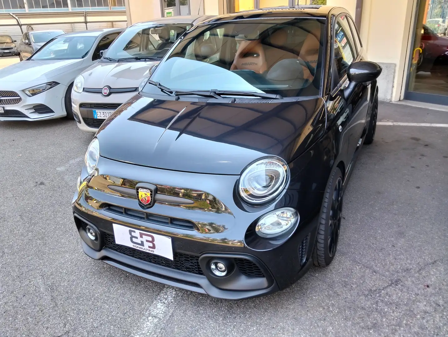 Abarth 595 1.4 t-jet Competizione 180cv my19 Tetto apribile Black - 1