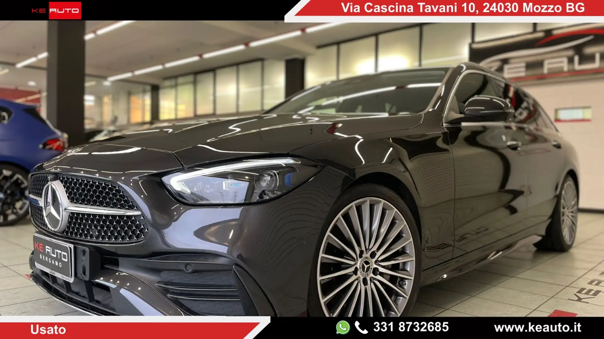 Mercedes-Benz C 220 Classe C-S206 SW d mhev Premium Plus auto Nero - 1
