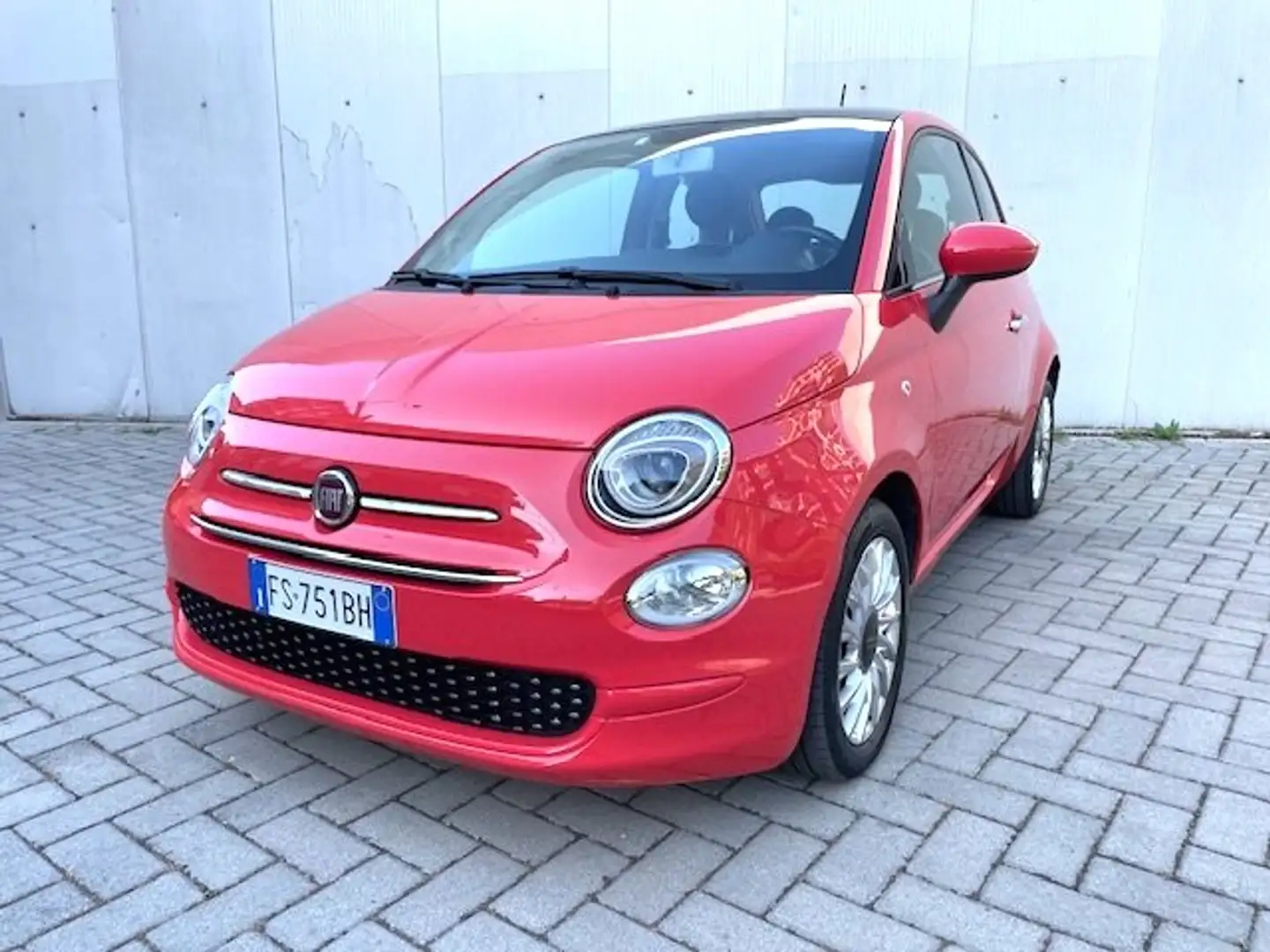 Fiat 500 500 1.3 mjt Lounge 95cv E6 Perfetta Garanzia 12M Rosso - 1