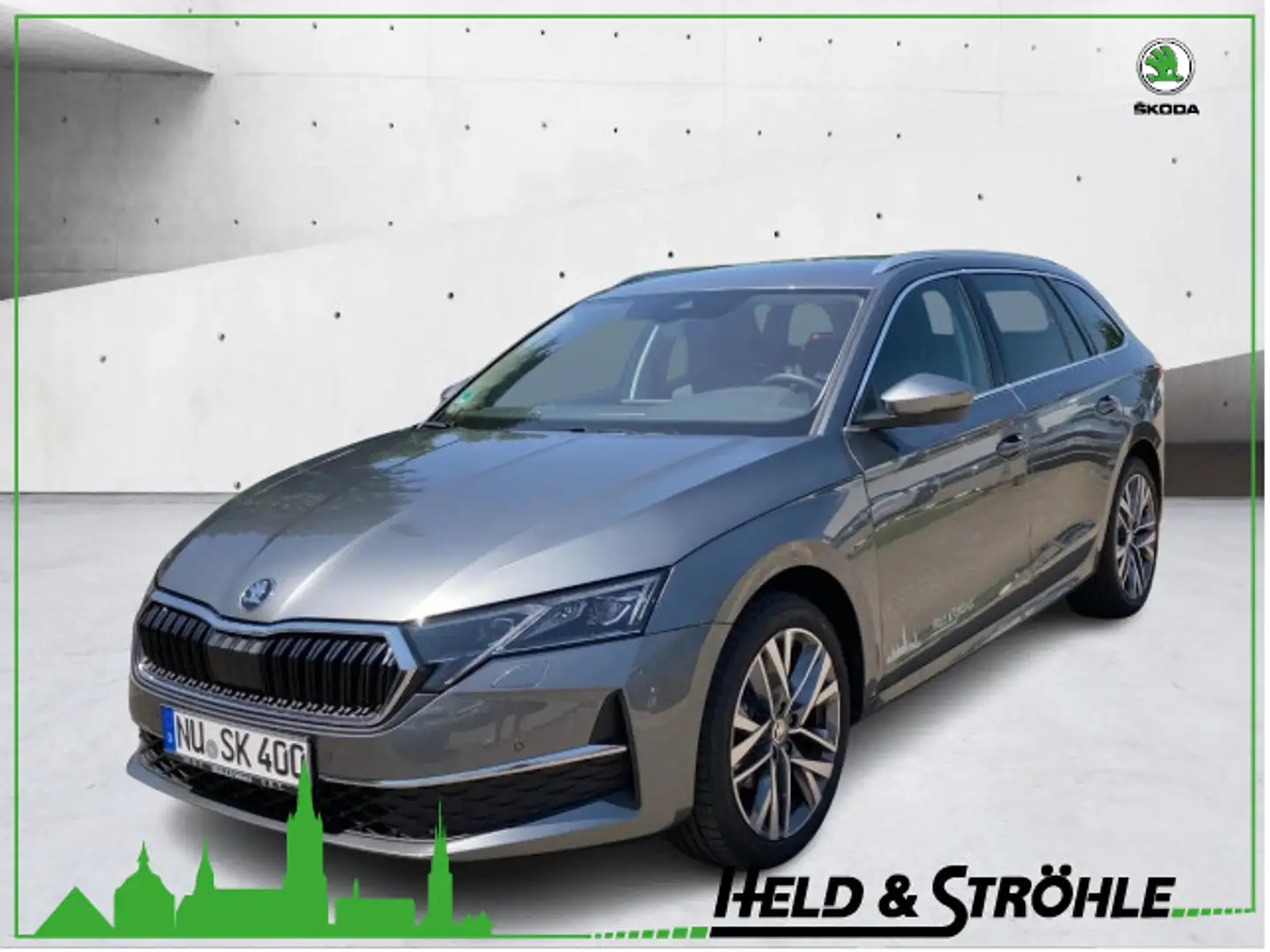 Skoda Octavia Combi Exklusive 1.5 TSI DSG MATRIX NAV Gris - 1