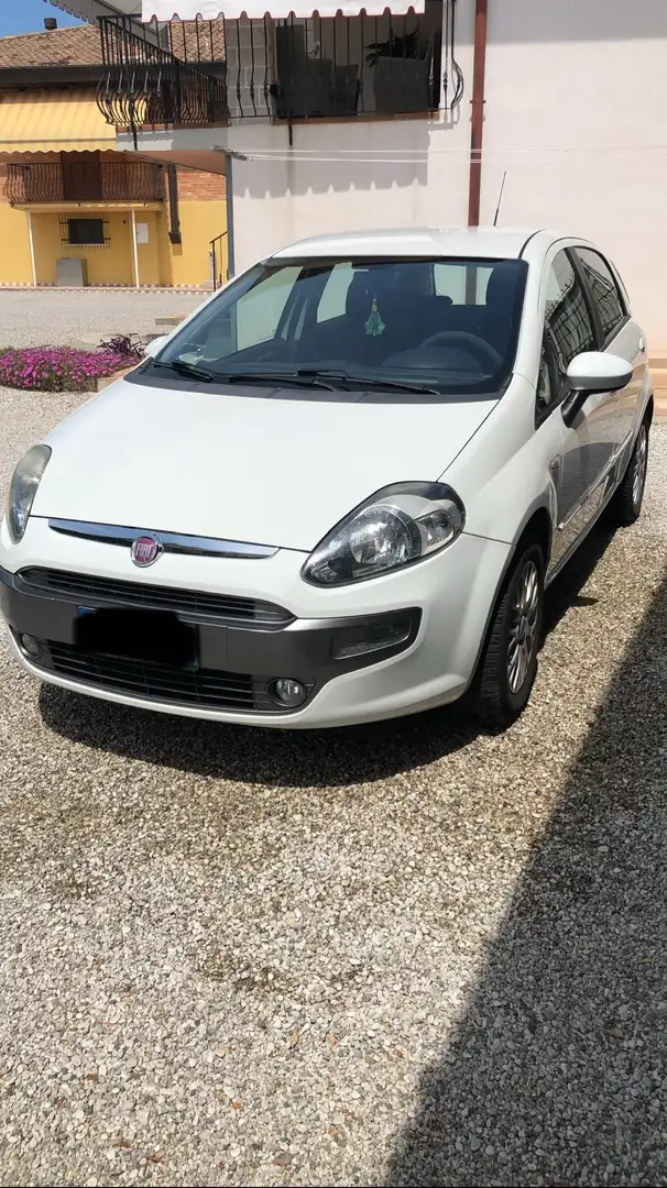 Fiat Punto Evo 5p 1.3 mjt Dynamic 75cv Blanc - 1