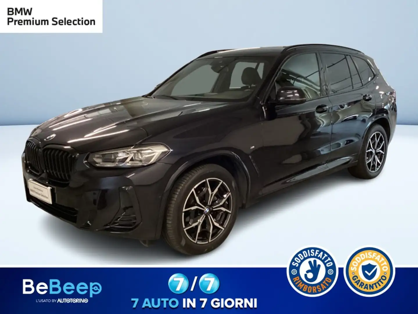 BMW X3 XDRIVE20D MHEV 48V MSPORT AUTO Noir - 1
