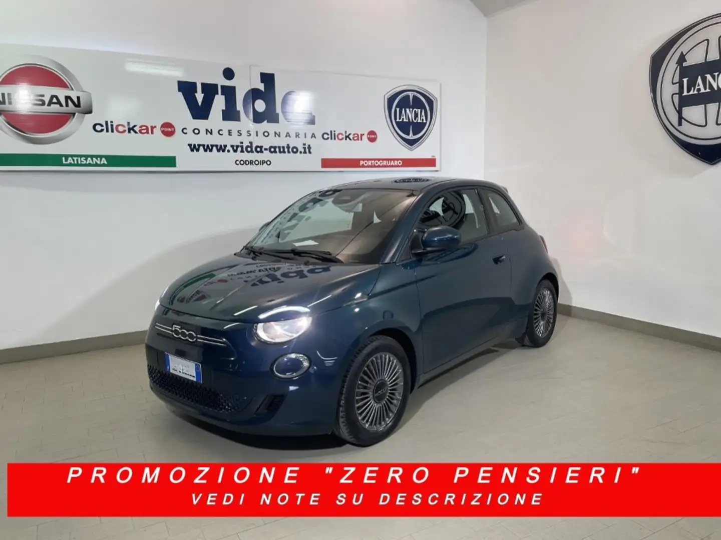 Fiat 500e 500E Icon Blauw - 1